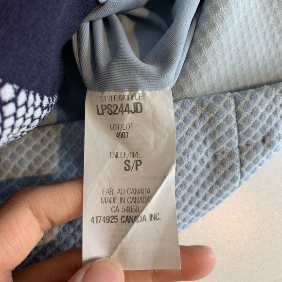 LaPina David Helwani Dress Womens S Small Geometric Built In Bra Bodycon Stretch - Picture 9 of 13